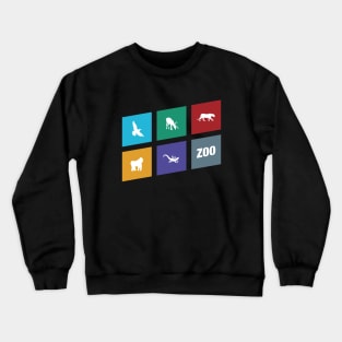 Minimalist Animals Board Game Crewneck Sweatshirt